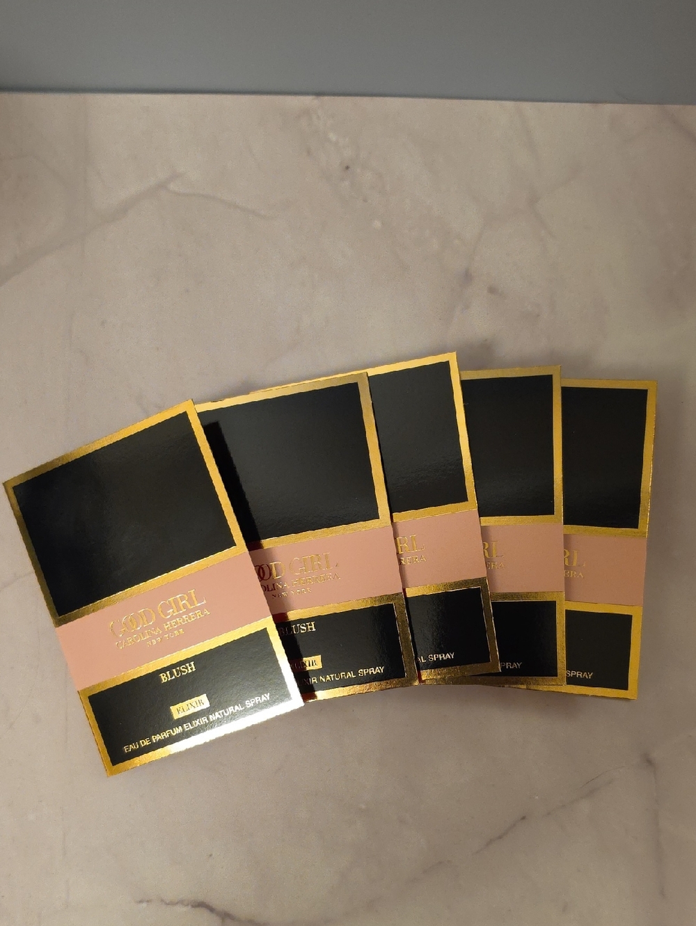 5 Carolina Herrera Good Girl Blush Samples 1.5ml NEW
